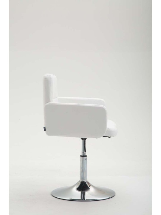 Espreguiçadeira Los Angeles couro sintético, branco