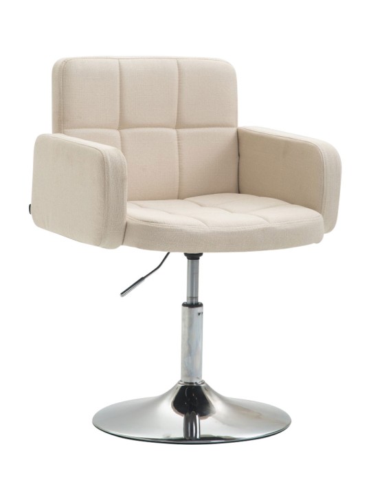 Espreguiçadeira em tecido Los Angeles, creme