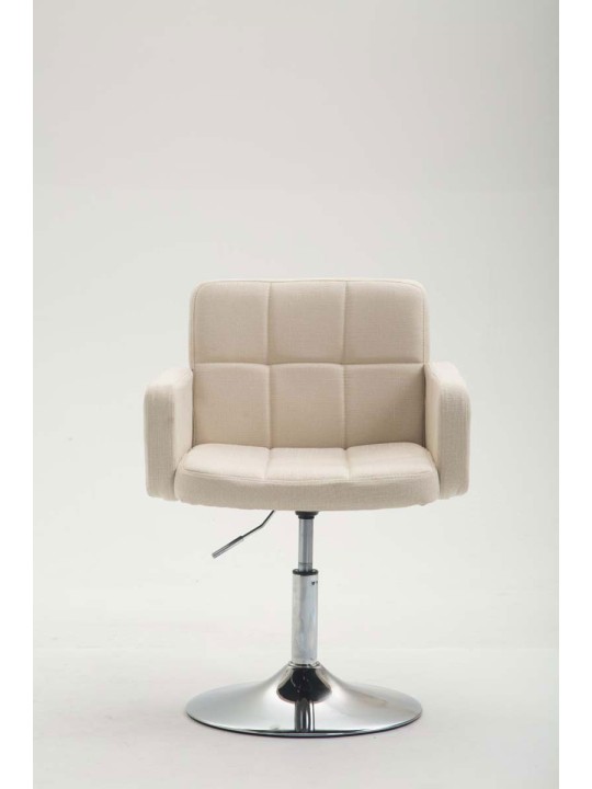 Espreguiçadeira em tecido Los Angeles, creme