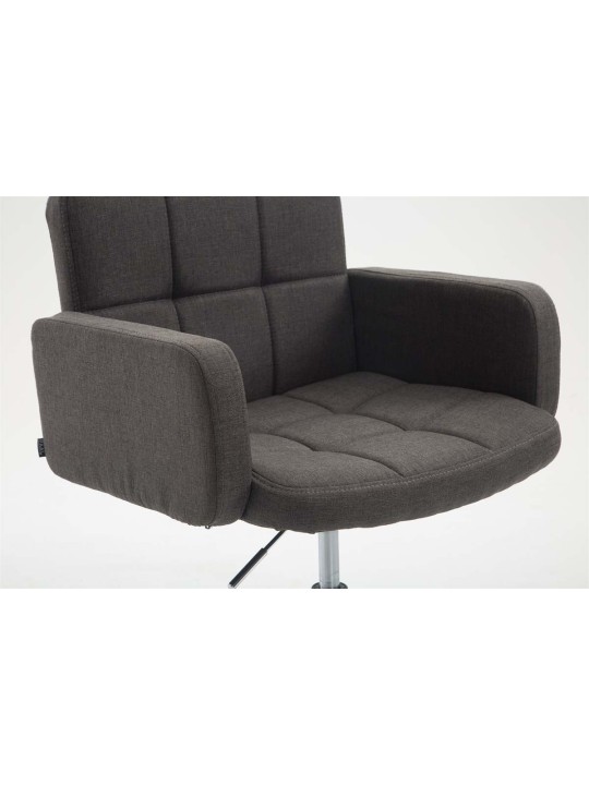 Espreguiçadeira em tecido Los Angeles, cinza escuro Espreguiçadeira em tecido Los Angeles, cinza escuro