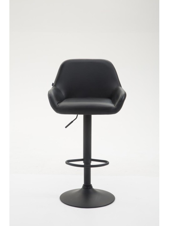 Banqueta alta Braga couro sintético B, preto
