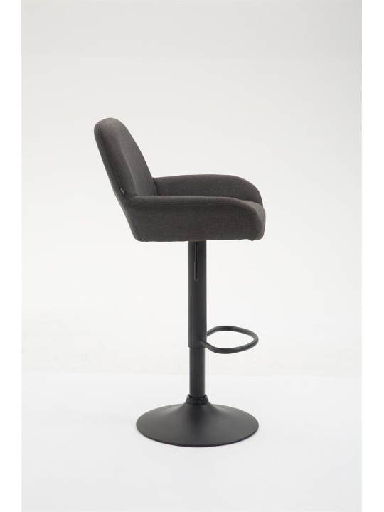 Banqueta alta tecido Braga B, cinza escuro Banqueta alta tecido Braga B, cinza escuro