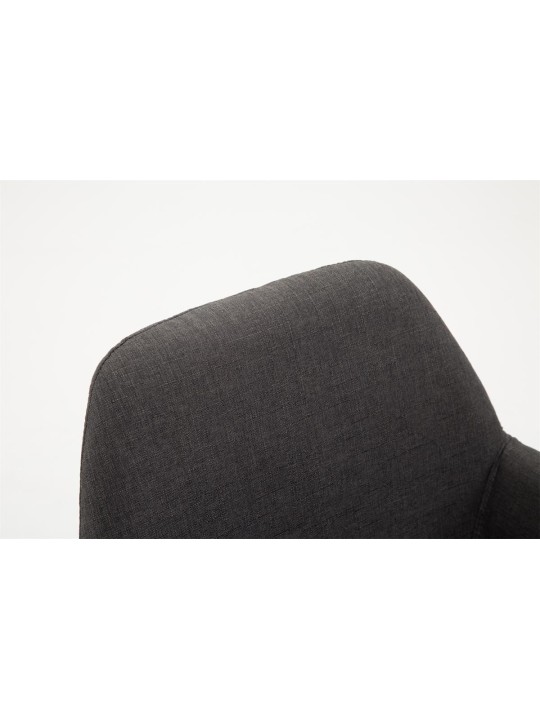 Banqueta alta tecido Braga B, cinza escuro Banqueta alta tecido Braga B, cinza escuro