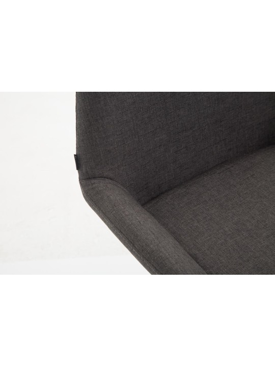 Banqueta alta tecido Braga B, cinza escuro Banqueta alta tecido Braga B, cinza escuro