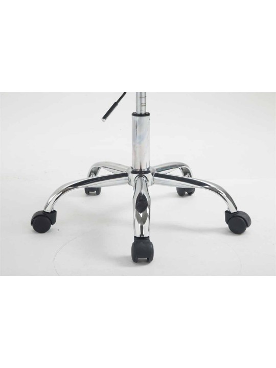 Banqueta de trabalho em tecido Los Angeles, preto