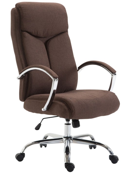 Cadeira de escritório em tecido Vaud, castanho Cadeira de escritório em tecido Vaud, castanho