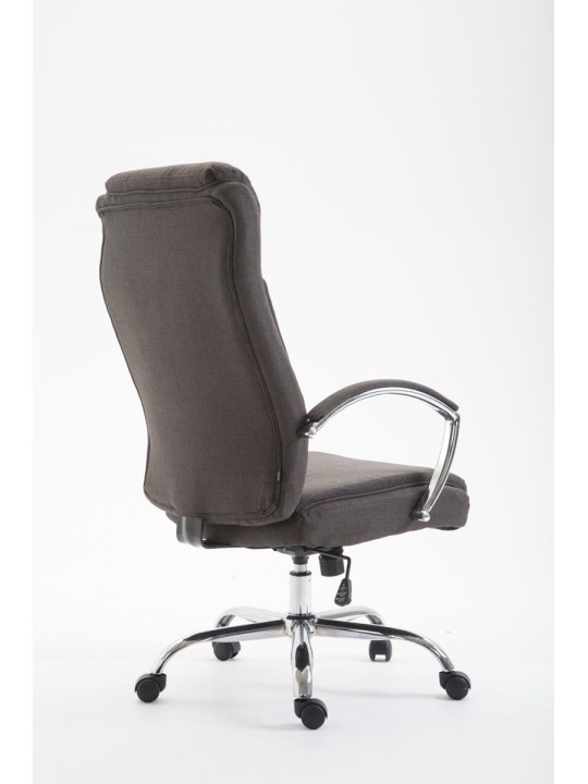 Cadeira de escritório em tecido Vaud, cinza escuro