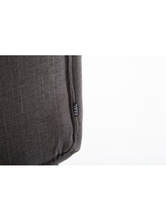 Cadeira de escritório em tecido Vaud, cinza escuro