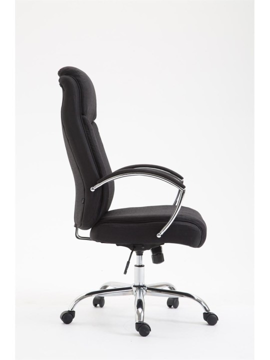 Cadeira de escritório em tecido Vaud, preto