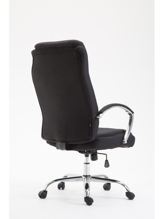 Cadeira de escritório em tecido Vaud, preto