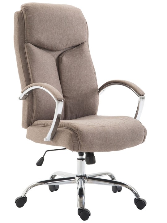 Cadeira de escritório em tecido Vaud, taupe