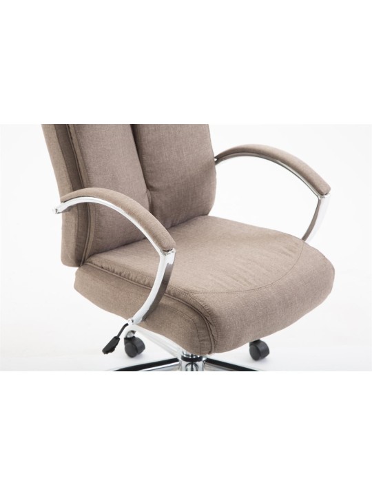Cadeira de escritório em tecido Vaud, taupe