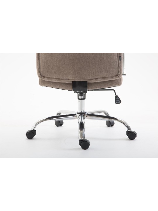 Cadeira de escritório em tecido Vaud, taupe