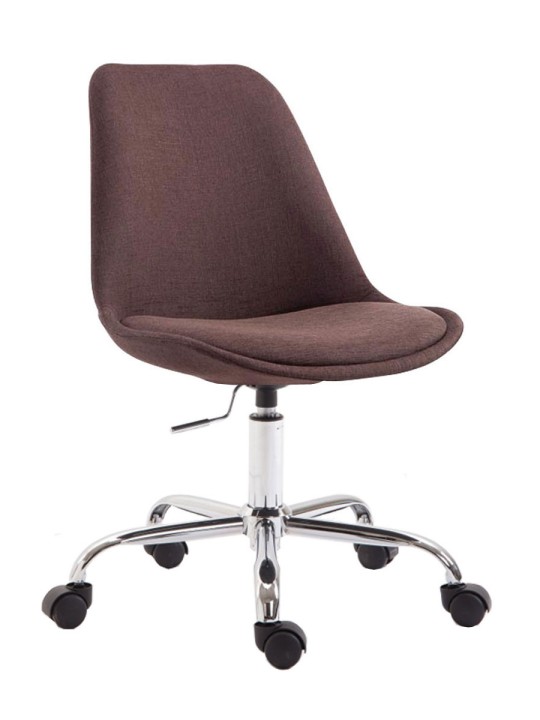 Cadeira de escritório em tecido Toulouse, castanho Cadeira de escritório em tecido Toulouse, castanho