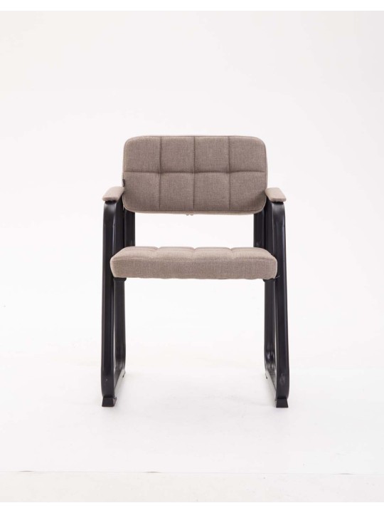 Cadeira para visitantes tecido Canadá B, taupe