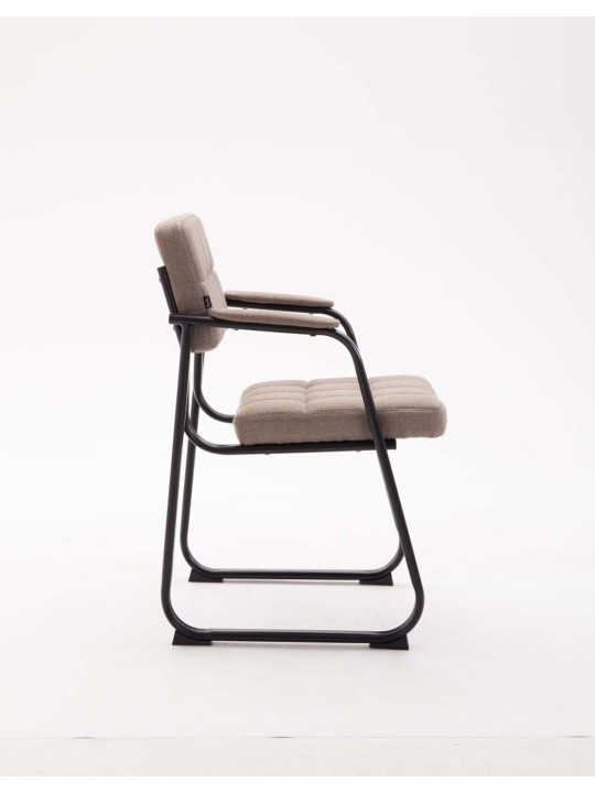 Cadeira para visitantes tecido Canadá B, taupe