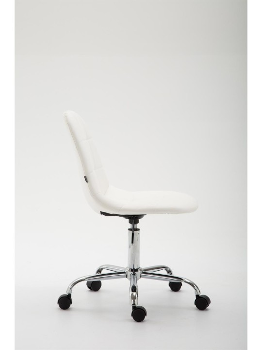 Cadeira de escritório Reims pele sintética, branco