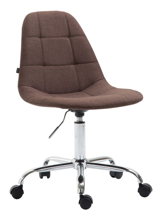 Cadeira de escritório tecido Reims, castanho