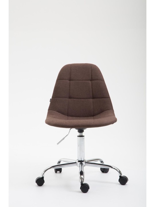 Cadeira de escritório tecido Reims, castanho