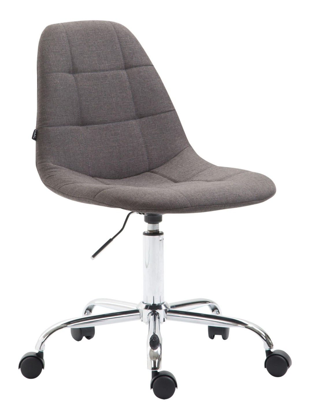 Cadeira de escritório tecido Reims, cinza escuro