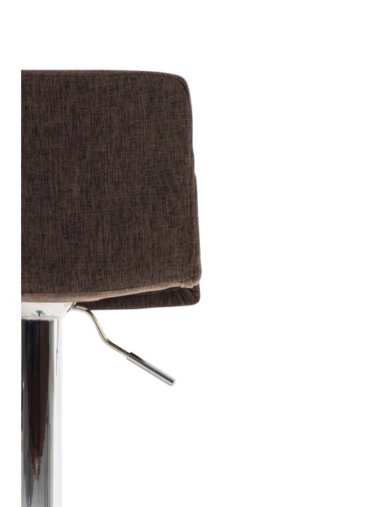 Banqueta alta Hoover tecido C, castanho