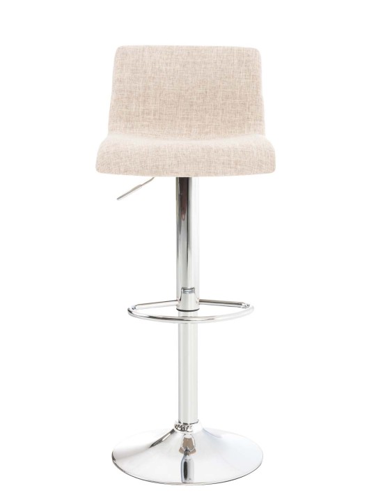 Banqueta alta Hoover tecido C, creme