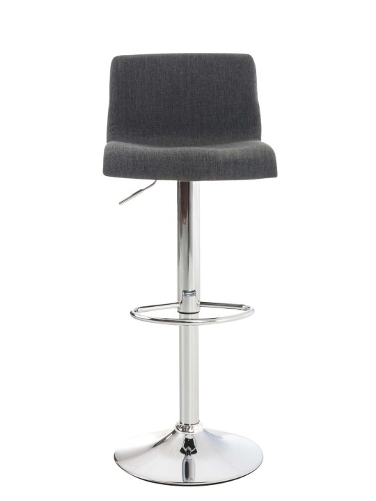Banqueta alta Hoover tecido C, cinza escuro