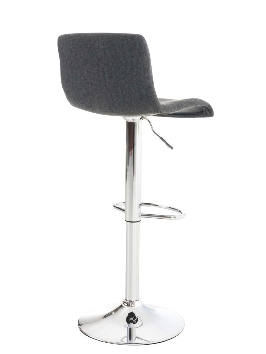 Banqueta alta Hoover tecido C, cinza escuro