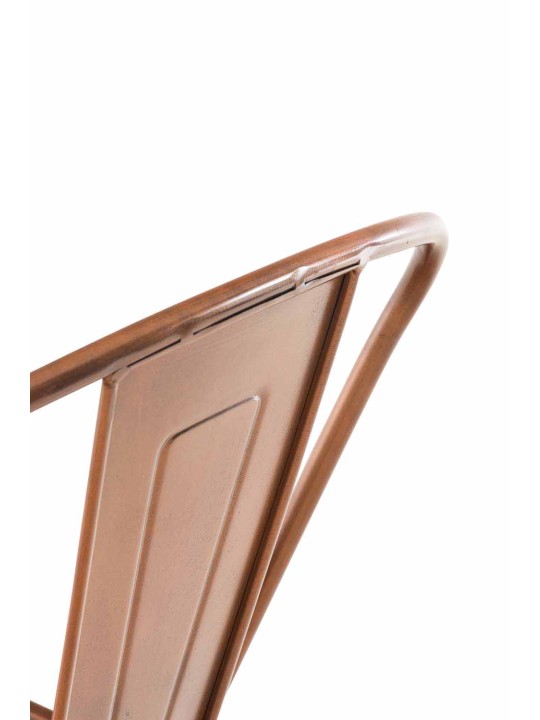 Banqueta alta Aiden, cobre