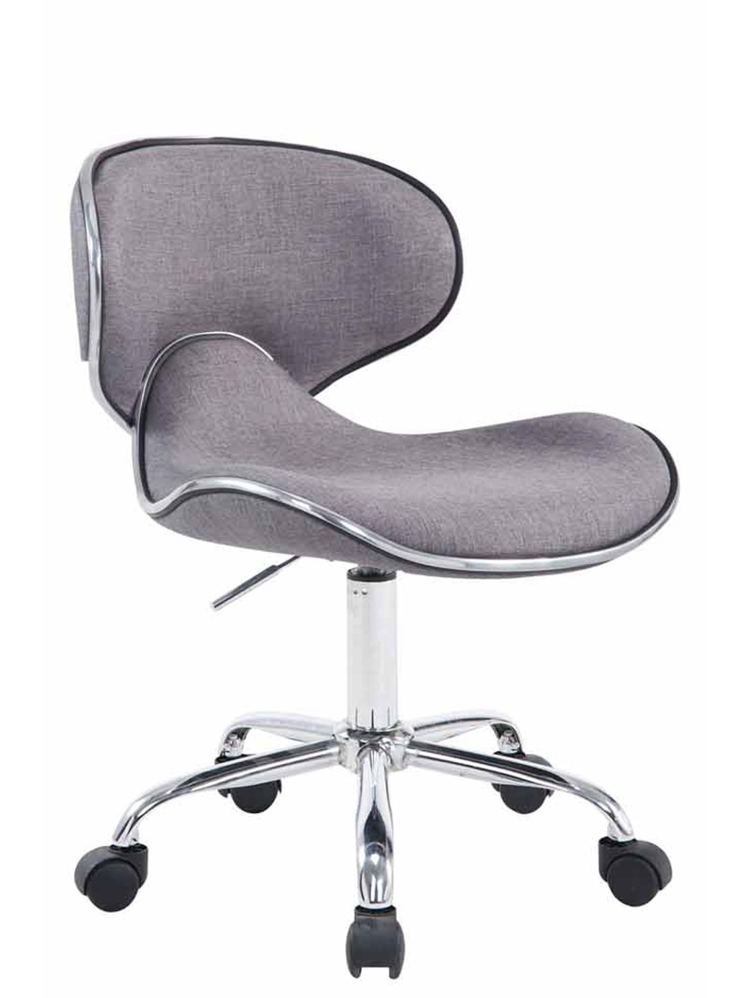 Banqueta de trabalho Las Vegas V2 tecido, cinza