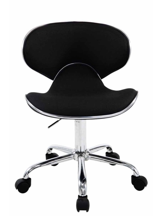 Banqueta de trabalho Las Vegas V2 tecido, preto