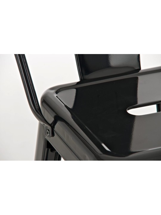 Conjunto de 2 bancos altos Aiden, preto Conjunto de 2 bancos altos Aiden, preto