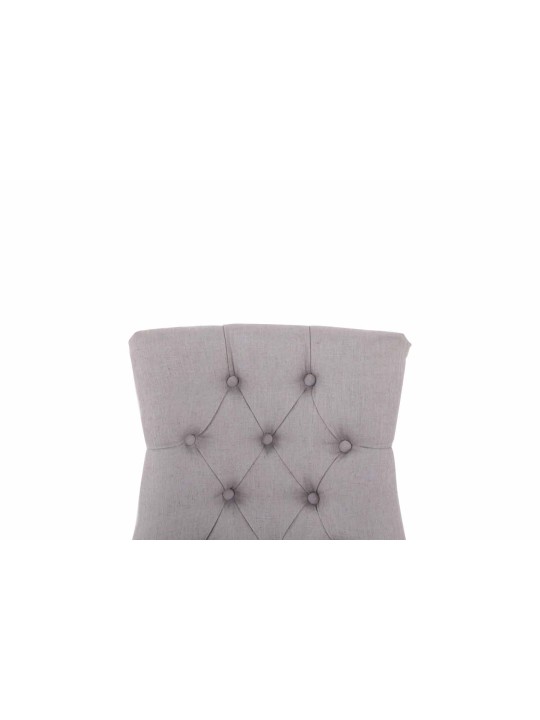 Cadeira da sala de jantar tecido Aberdeen antigo, cinza