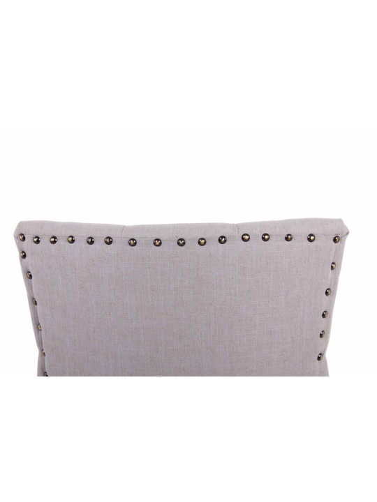 Cadeira da sala de jantar tecido Aberdeen antigo, cinza