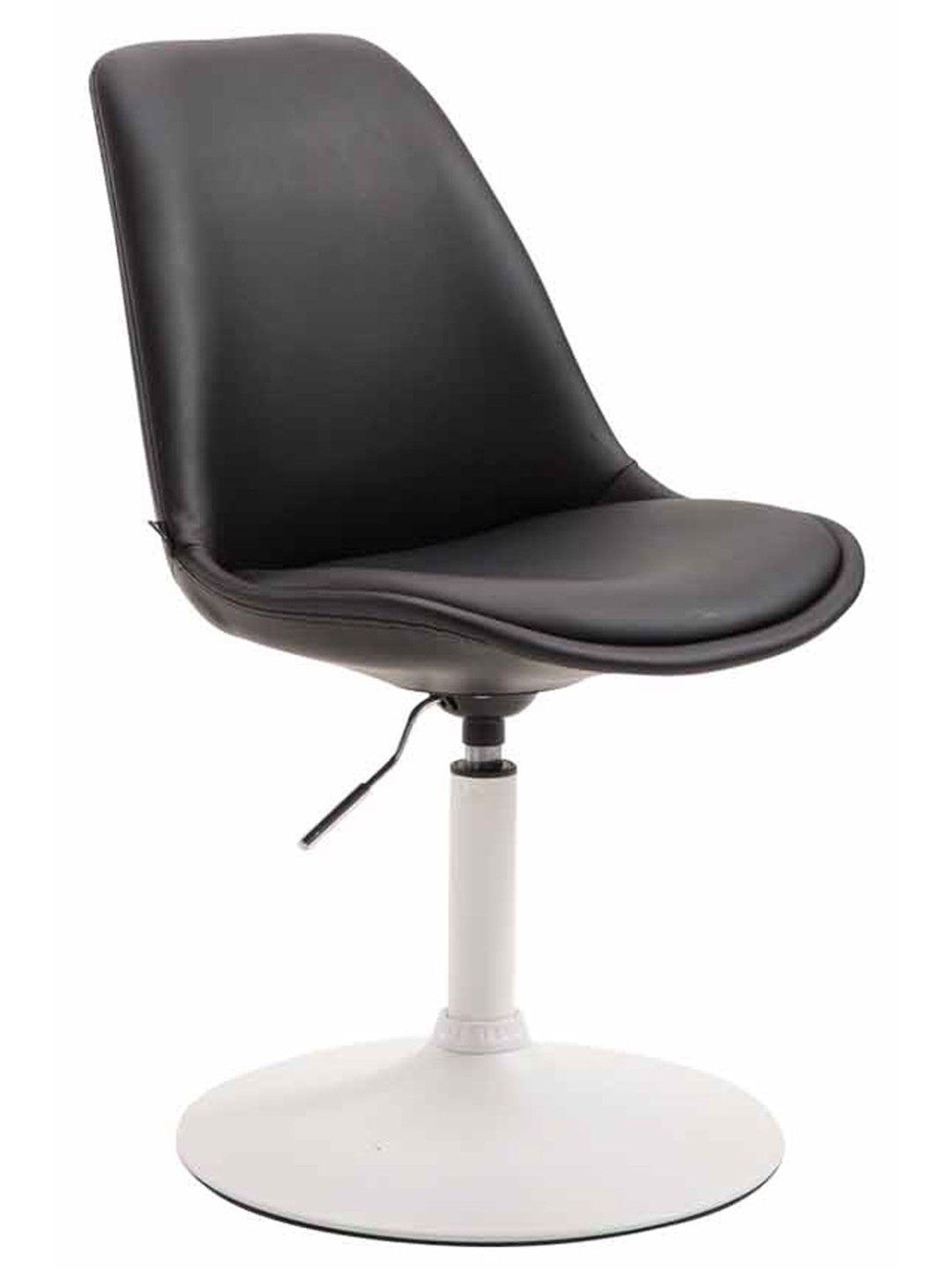 Cadeira Maverick W couro sintético, preto