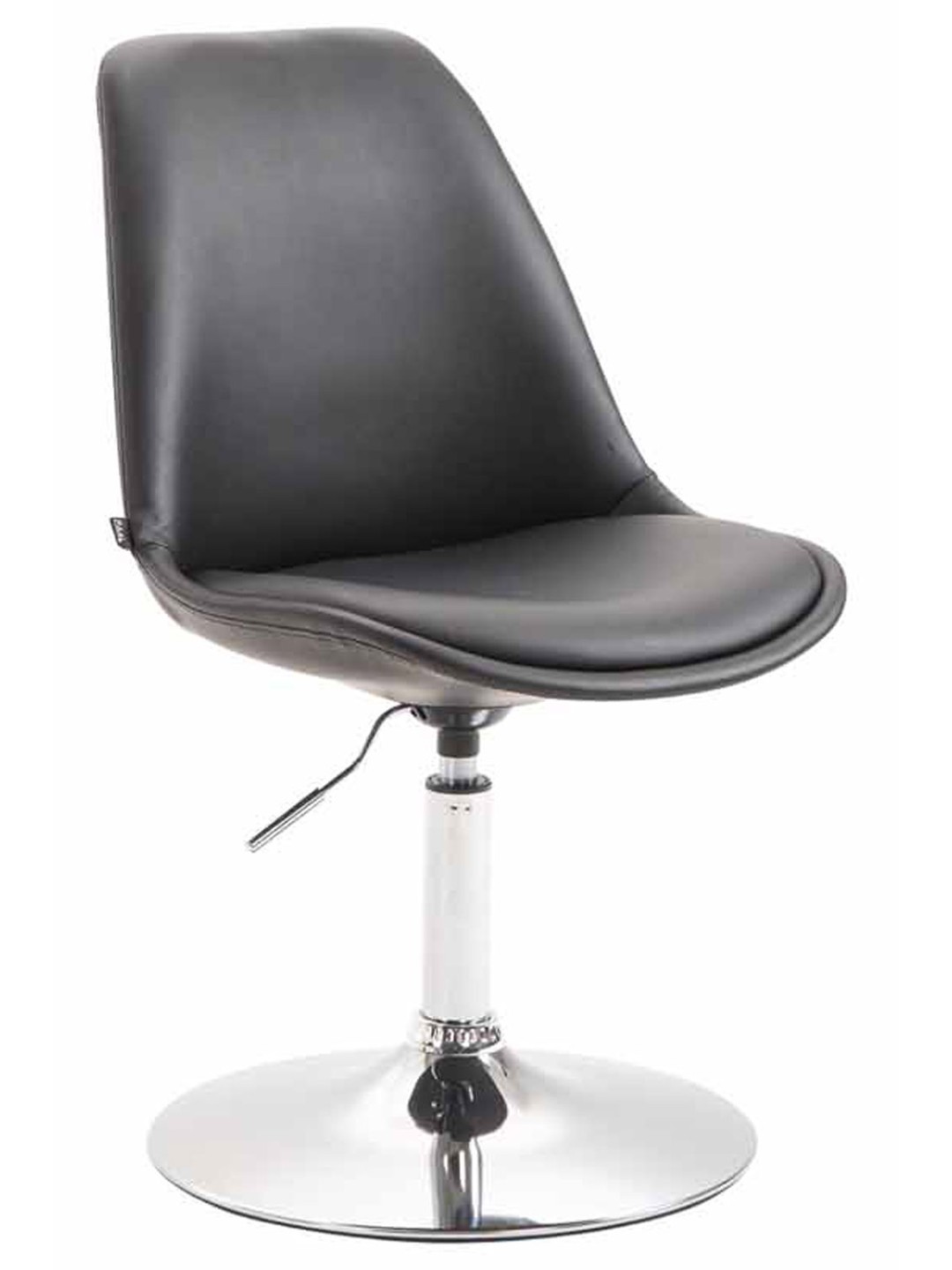 Cadeira Maverick C couro sintético, preto