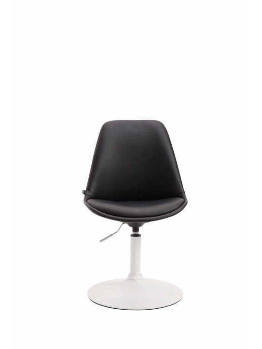 Cadeira Maverick W couro sintético, preto