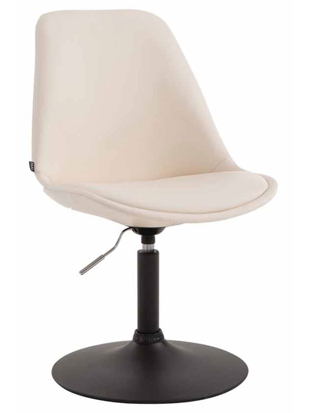 Cadeira Maverick B couro sintético, creme