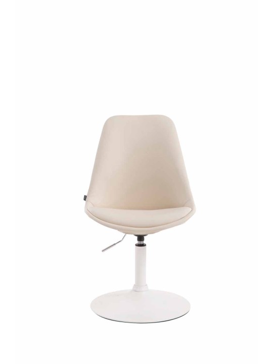 Cadeira Maverick W couro sintético, creme Cadeira Maverick W couro sintético, creme