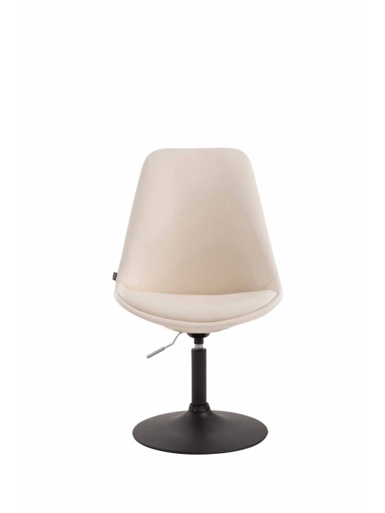 Cadeira Maverick B couro sintético, creme