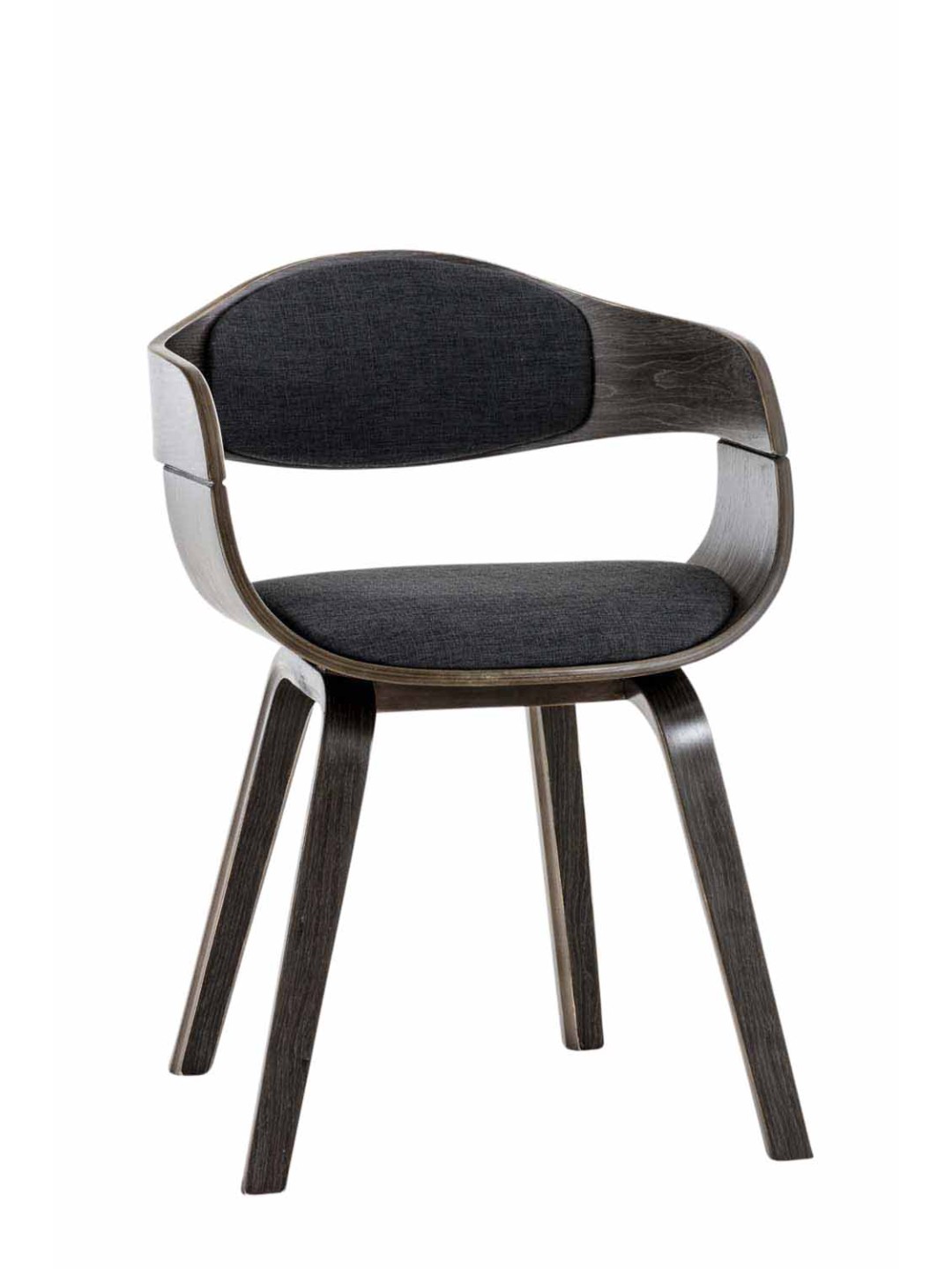 Cadeira para visitantes em tecido Kingston, cinza/cinza escuro