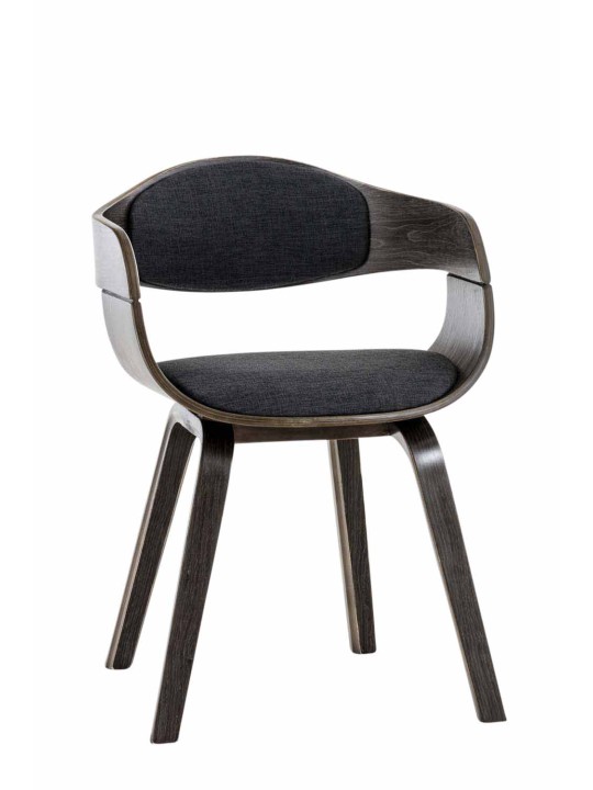 Cadeira para visitantes em tecido Kingston, cinza/cinza escuro