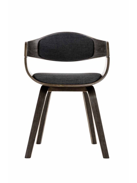 Cadeira para visitantes em tecido Kingston, cinza/cinza escuro