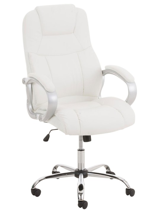 Cadeira de escritório BIG Apollo couro sintético V2, branco Cadeira de escritório BIG Apollo couro sintético V2, branco