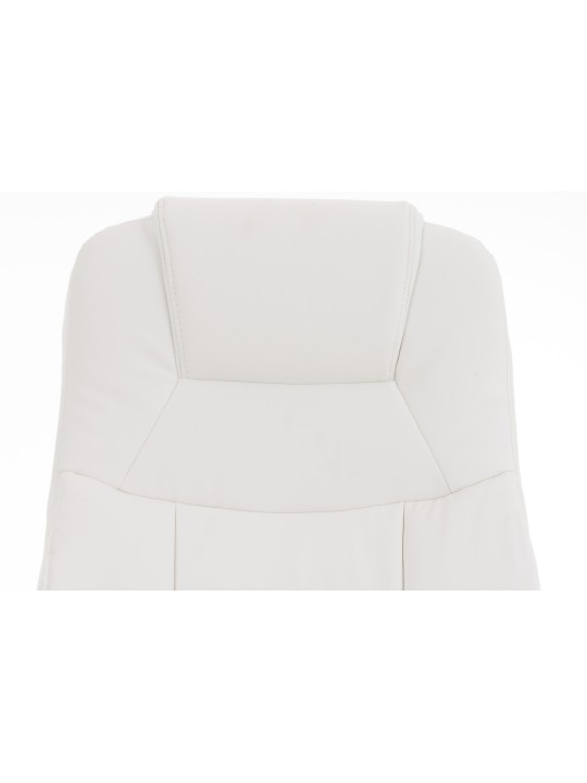 Cadeira de escritório BIG Apollo couro sintético V2, branco Cadeira de escritório BIG Apollo couro sintético V2, branco