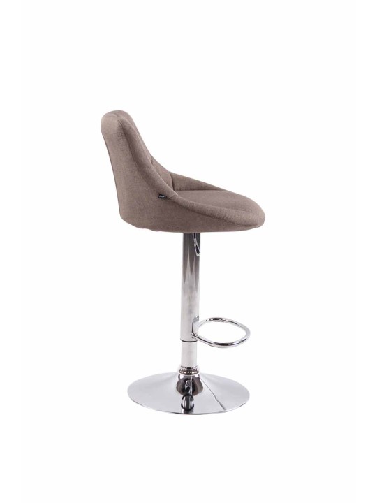 Conjunto de 2 bancos altos tecido Lazio C, taupe