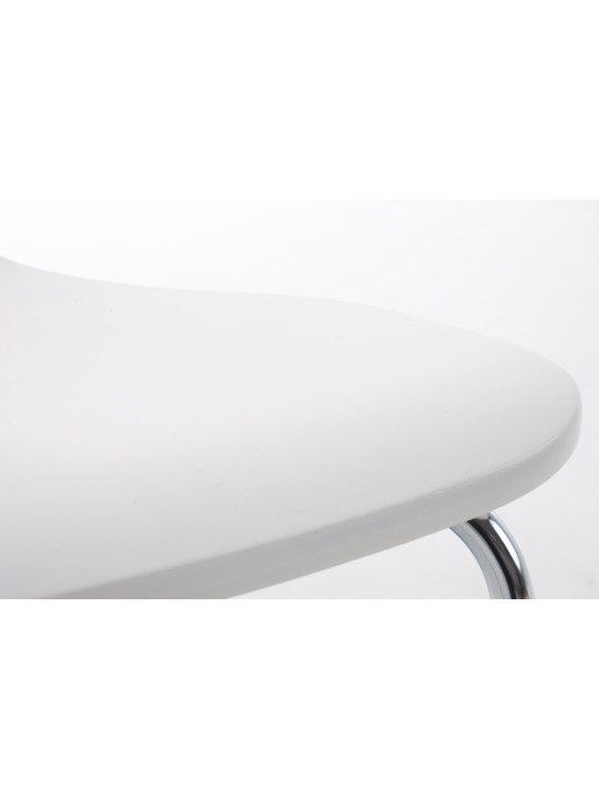 Conjunto de 2 cadeiras para visitantes Aaron, branco