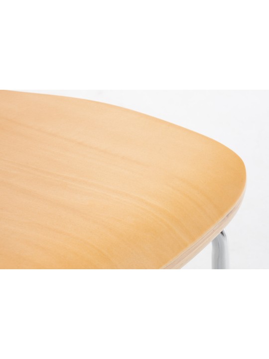 Conjunto de 2 cadeiras para visitantes Aaron, natural