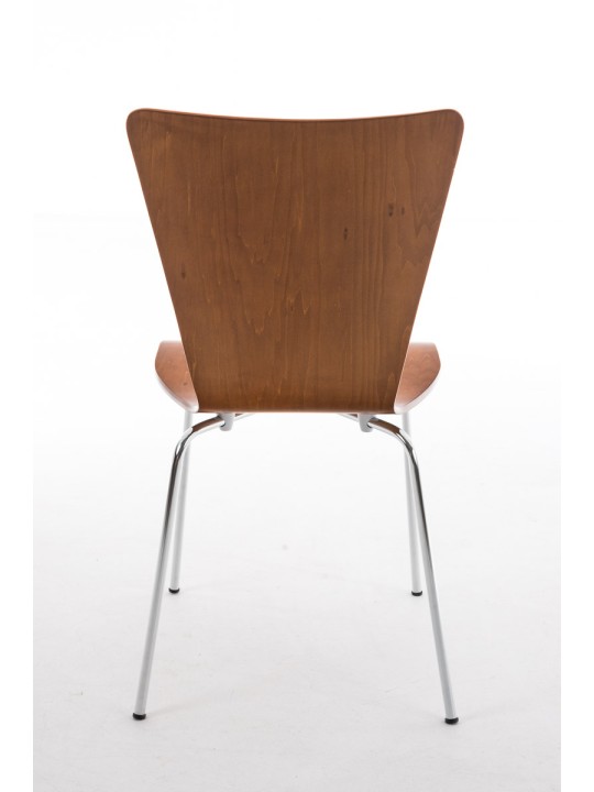 Conjunto de 2 cadeiras para visitantes Aaron, castanho