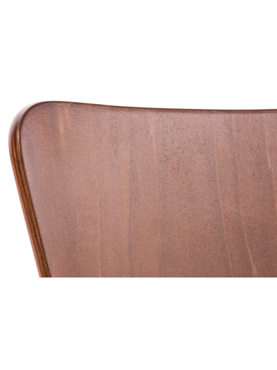 Conjunto de 2 cadeiras para visitantes Aaron, castanho